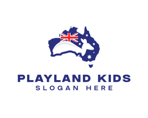 Australia Kangaroo Country logo design