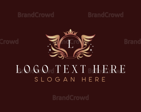 Luxury Crown Wings Logo