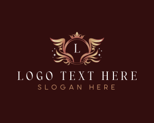 Luxury - Luxury Crown Wings logo design