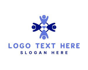 Ngo - People Heart Organization logo design