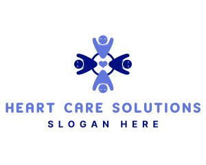 People Heart Organization logo design