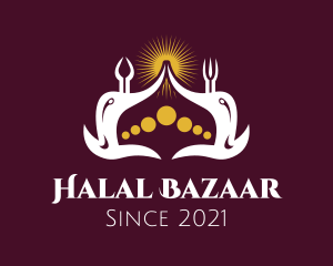 Muslim Temple Crown logo design