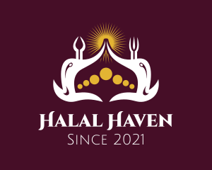 Muslim Temple Crown logo design