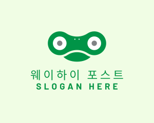 Frog Amphibian Toad logo design