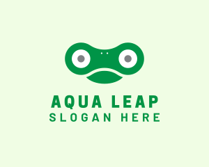 Amphibian - Frog Amphibian Toad logo design