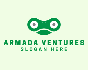 Frog Amphibian Toad logo design