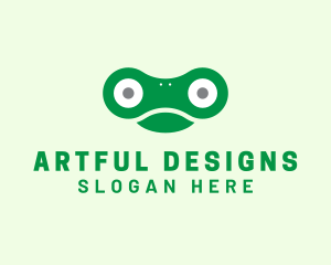 Frog Amphibian Toad logo design