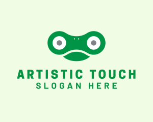 Frog Amphibian Toad logo design