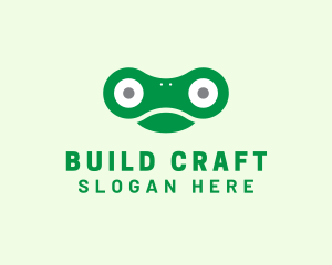 Frog Amphibian Toad logo design