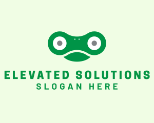 Frog Amphibian Toad logo design