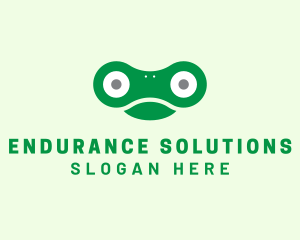 Frog Amphibian Toad logo design