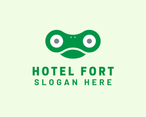 Frog Amphibian Toad logo design