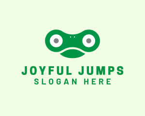 Frog Amphibian Toad logo design