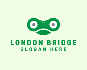 Frog Amphibian Toad logo design