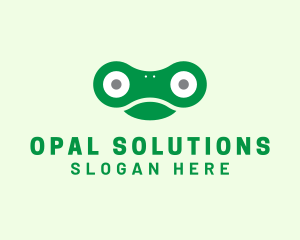 Frog Amphibian Toad logo design