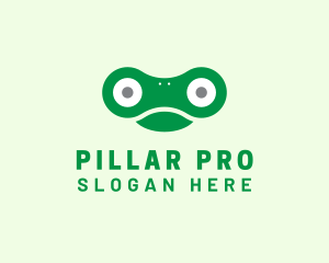 Frog Amphibian Toad logo design