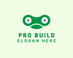 Frog Amphibian Toad logo design