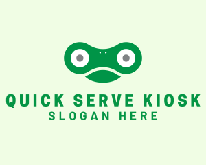 Frog Amphibian Toad logo design