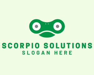 Frog Amphibian Toad logo design