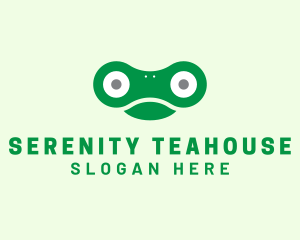 Frog Amphibian Toad logo design