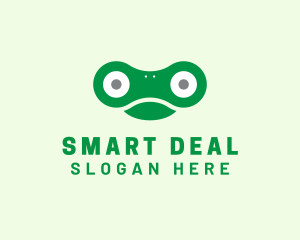 Frog Amphibian Toad logo design