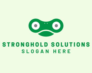 Frog Amphibian Toad logo design