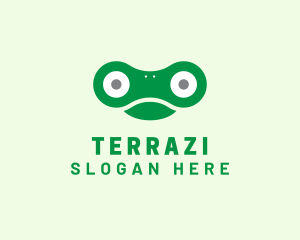 Frog Amphibian Toad logo design