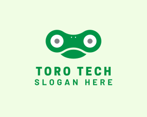 Frog Amphibian Toad logo design