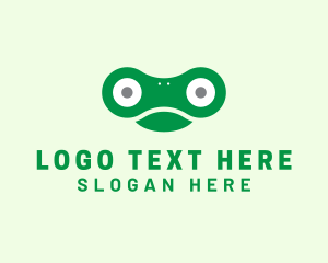 Food Mascot - Frog Amphibian Toad logo design