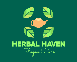 Herbal - Herbal Tea Teapot logo design