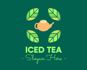 Herbal Tea Teapot logo design