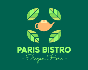 Herbal Tea Teapot logo design