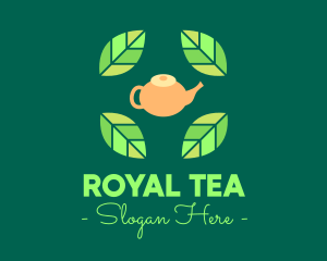 Herbal Tea Teapot logo design