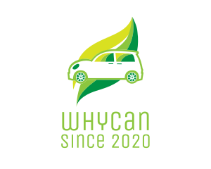 Car Hire - Green Eco Automotive Car logo design