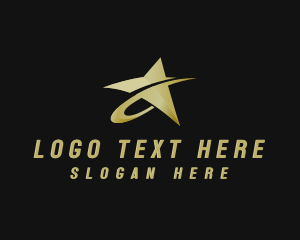 Swoosh - Star Art Studio logo design