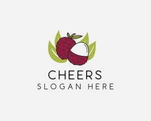 Fresh - Farm Lychee Fruit logo design