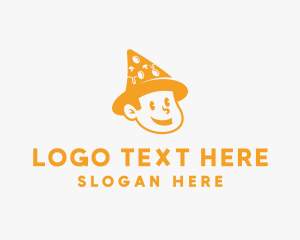 Food Blog - Pizza Wizard Boy logo design