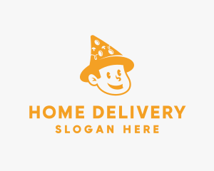 Pizza Wizard Boy logo design