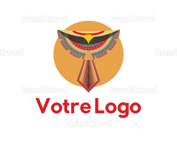 Sun Tribal Bird Logo