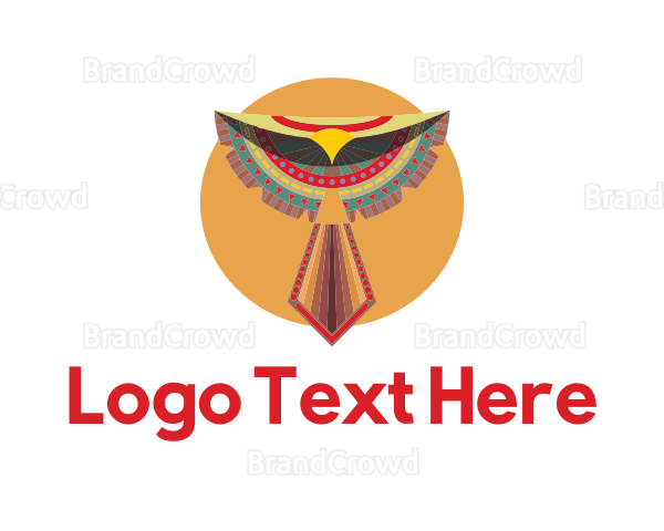 Sun Tribal Bird Logo
