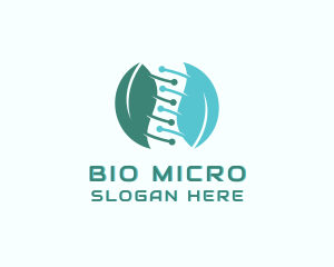 Microbiology - Biotech Science DNA logo design