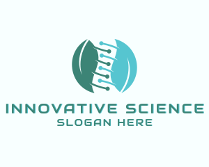 Science - Biotech Science DNA logo design