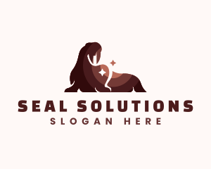 Seal - Walrus Seal Wildlife logo design