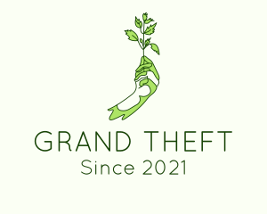 Herbalist - Gardener Plant Farming logo design