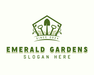 Garden Planting Shovel logo design