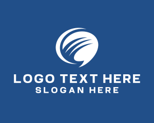Message - Chat Messaging Application logo design