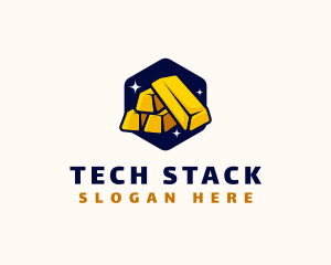 Stack - Pawnshop Gold Bar logo design