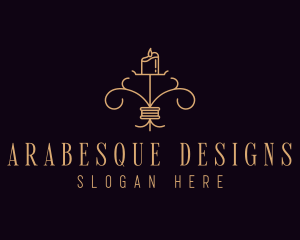 Interior Design Candle logo design