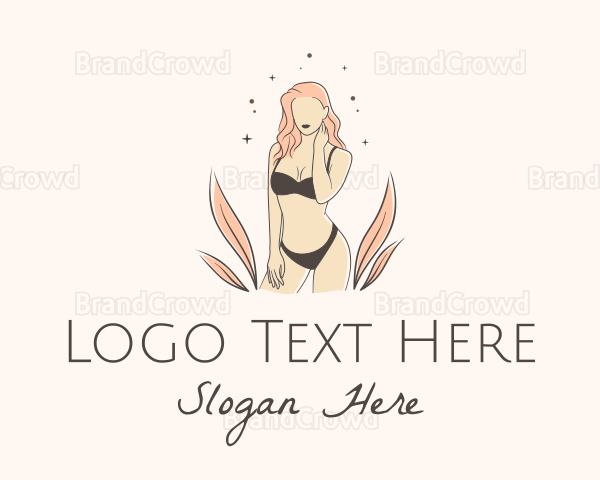 Underwear Lingerie Model Logo