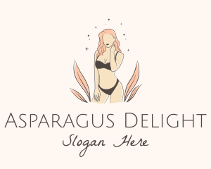 Underwear Lingerie Model  logo design